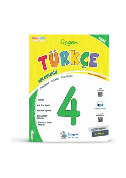 Üçgen Yayıncılık 4. Sınıf Beceri Temelli Türkçe Yolculuğu