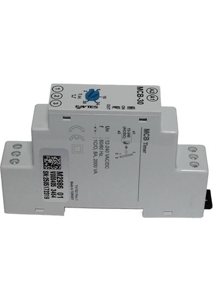 MCB-30 Elektronik Zaman Rölesi