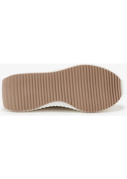 Ares Nude Hakiki Deri Kadın Sneakers
