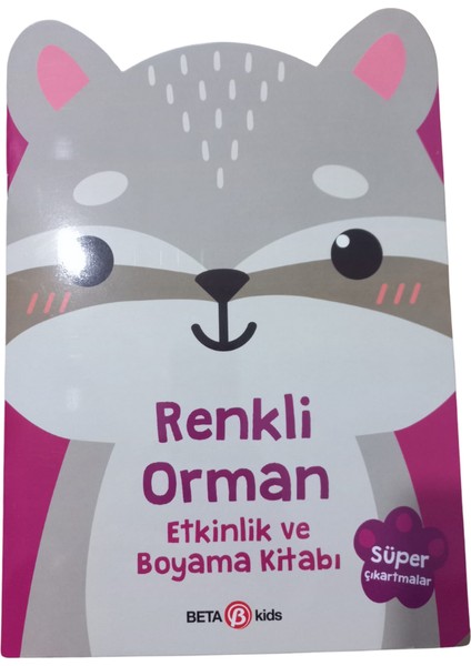 Renkli Orman Etkinlik ve Boyama Kitabı