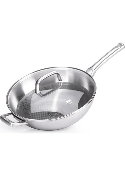 99219 Tricion Pro Paslanmaz Wok Tava 32 cm