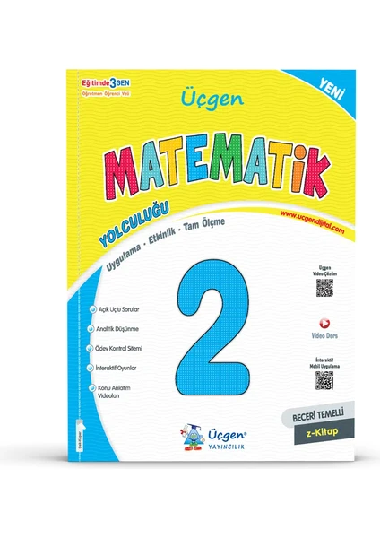 Üçgen Yayıncılık 2. Sınıf Beceri Temelli Matematik Yolculuğu