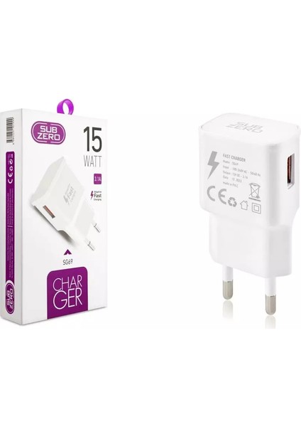 SG69 15W 3.1A Hızlı Şarj Başlığı