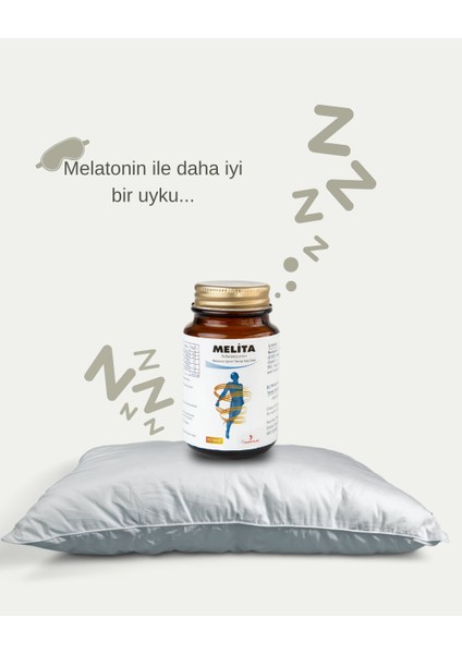 - Melatonin Içeren Uyku Kalitesi Için Takviye Gıda - 90 Tablet