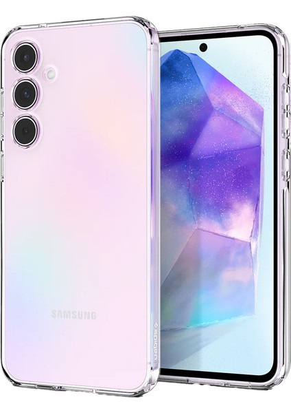 Galaxy A55 Kılıf Liquid Crystal 4 Tarafı Tam Koruma Crystal Clear - ACS07537