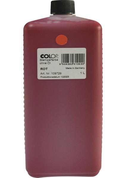 801 1000ML Kırmızı Mürekkep