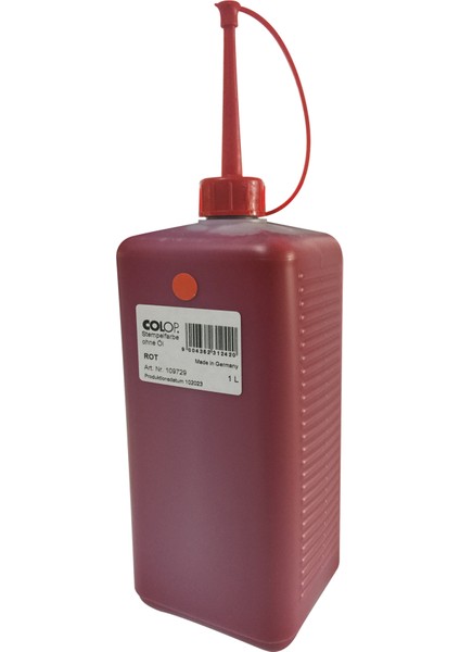 801 1000ML Kırmızı Mürekkep