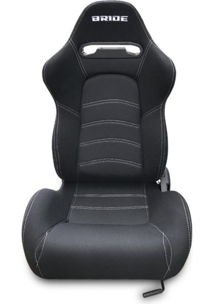 [brand] Spor Koltuk Bride Kumaş Yarış Koltuğu Siyah Beyaz Dikişli 1 Takım 2 Adet