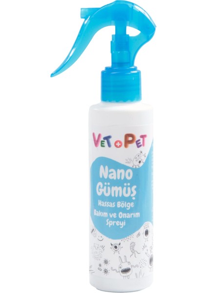Köpek Için Nano Gümüş Hassas Bölge Bakım ve Onarım Spreyi 150 ml