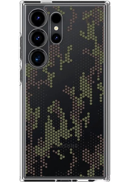 Galaxy S24 Ultra Kılıf Ultra Hybrid Digital Camo - ACS07547