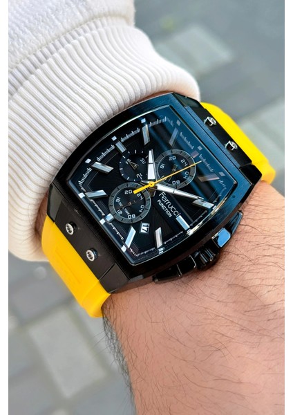 Function FCF03297FS.06 Silikon Kordon Erkek Kol Saati