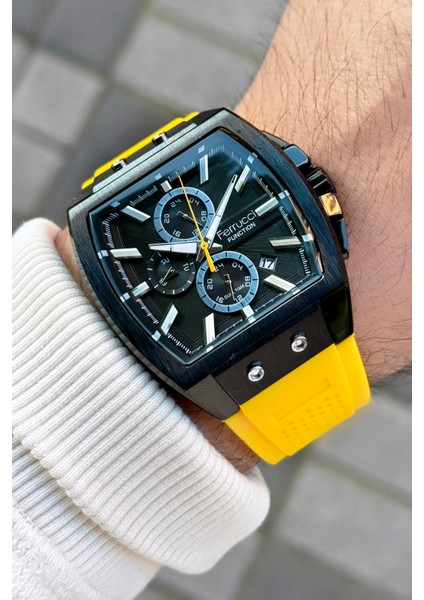 Function FCF03297FS.06 Silikon Kordon Erkek Kol Saati indirimleri