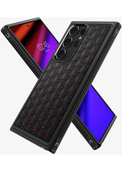 Galaxy S24 Ultra Kılıf Cryo Armor Cryo Red - ACS07291