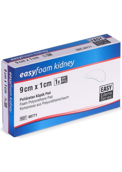 Kidney Bandaj Altı Destek Lenfödem Fasulye 9 cm x 1 cm 1 Adet