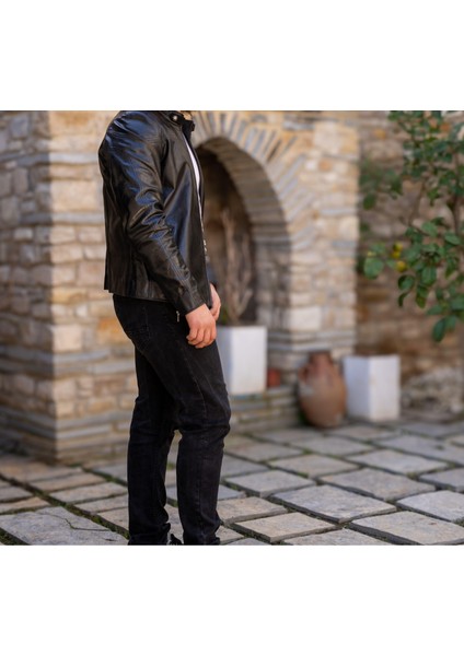 Puntarenas Desturel Erkek Dana Deri Ceket fırsatları