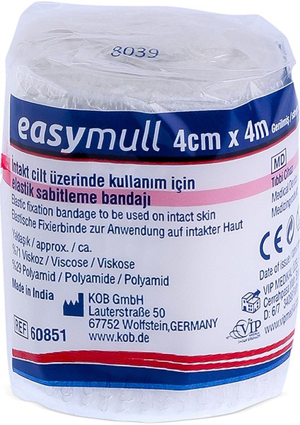 Easymull Lenfödem Parmak Bandajı 4CMX4M (1 Kutu / 20 Adet Içerir)