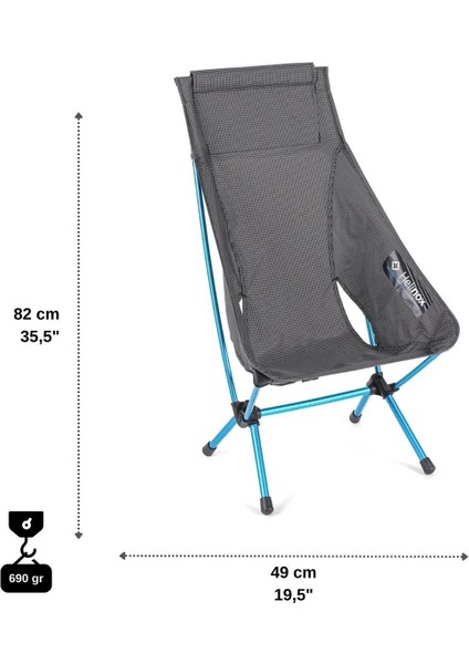 Chair Zero High Back Outdoor Kamp Sandalyesi