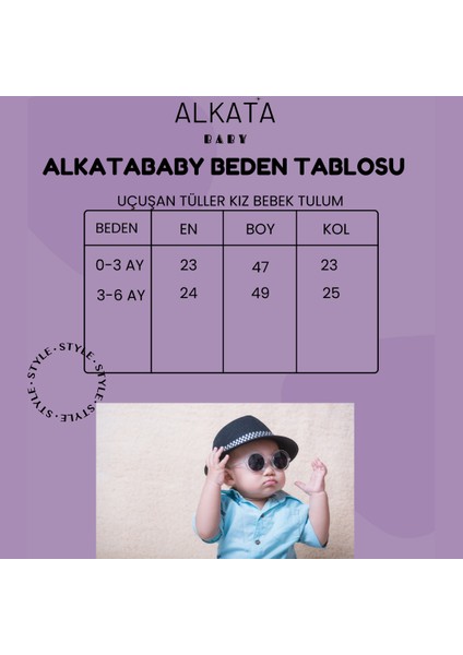 Kız Bebek Uzun Kollu Çıtçıtlı Patili Tüllü Nakışlı Tulum