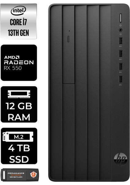 Pro Tower 290 G9 Intel Core I3 13100 12GB 4tb SSD Fdos 8T2X0ES Masaüstü Bilgisayar & Per4 USB Bellek 8T2X0ESP310