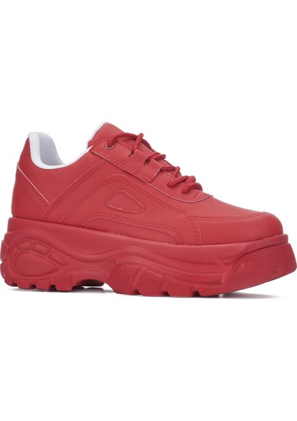 Günlük Kadın Spor Ayakkabı Yüksek Taban 6 cm Sneaker Siyah - Beyaz - Bej - Rugan - Süet 001 fiyatları