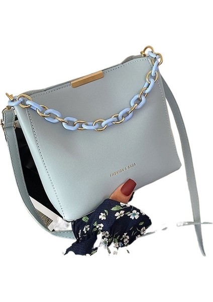 Kadın Kova Çanta Omuz Crossbody Çanta (Yurt Dışından)
