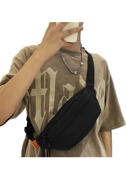 Moda Crossbody Çanta Kore Versiyonu Seyahat Sokak Çekim Niş Çok Yönlü Rahat Göğüs Çantası Yeni Stil (Yurt Dışından)