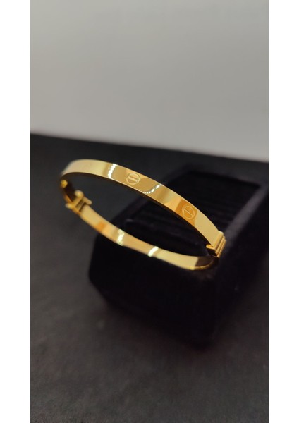 9.30 Gr (Gram) Çivi Desenli Kelepçe 22 Ayar Altın