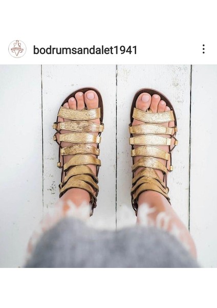 Amazon Deri El Yapımı Kadın Düz Sandalet fiyatları