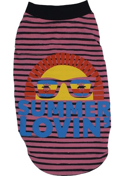 Pink Summer Lovin' Pembe Summer Lovin Kedi Köpek Tişörtü fiyatları