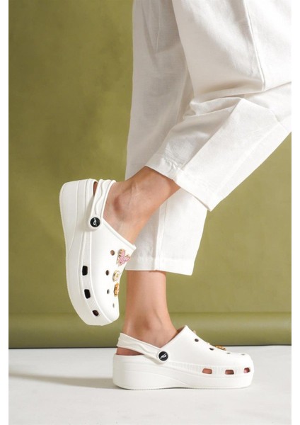 Ekstra Rahat Yüksek Topuklu Hastane Aşçı Hemşire Doktor Terliği modelleri