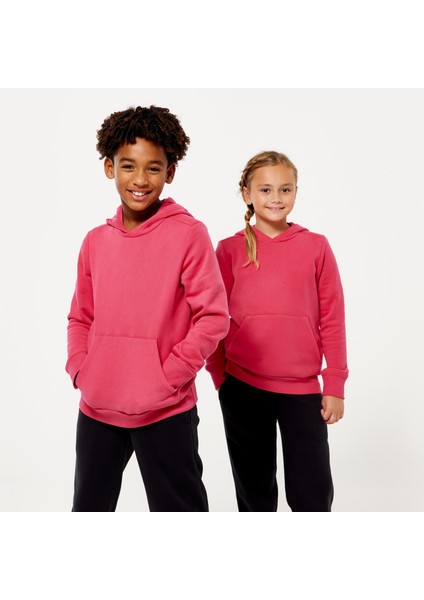 Çocuk Kapüşonlu Sweatshirt - Pembe