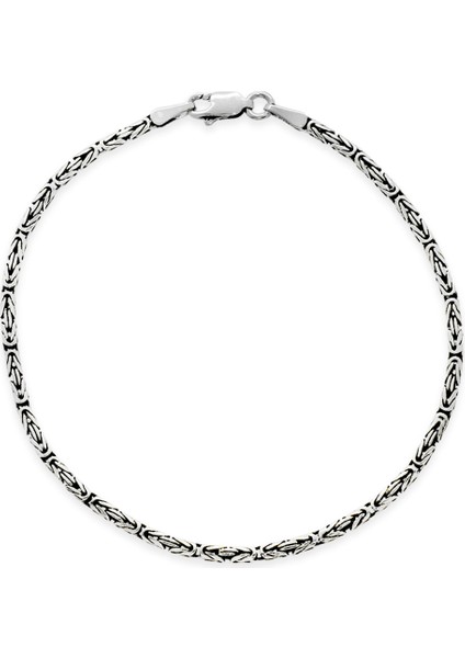 925 Ayar Gümüş 2,5 mm Erkek Kral Bileklik fiyatları