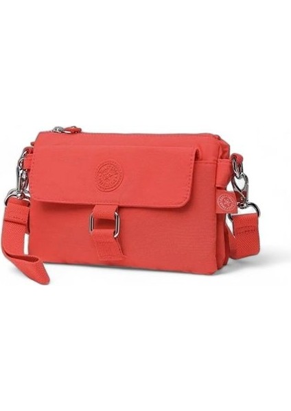 Krinkıl Kumaş Mini Çapraz Çanta BC 1147 - Nar fiyatları