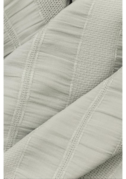 River 4 Parça Çift Kişilik Pike (230X250), Fıttd. Çarşaf , Yastık Kılıfı Takımı Pamuk