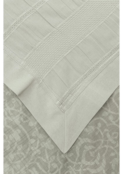 River 4 Parça Çift Kişilik Pike (230X250), Fıttd. Çarşaf , Yastık Kılıfı Takımı Pamuk