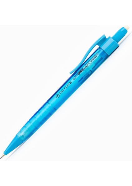 Faber Castell Tri Click Versatil 0.7mm 2 Li Mavi Set