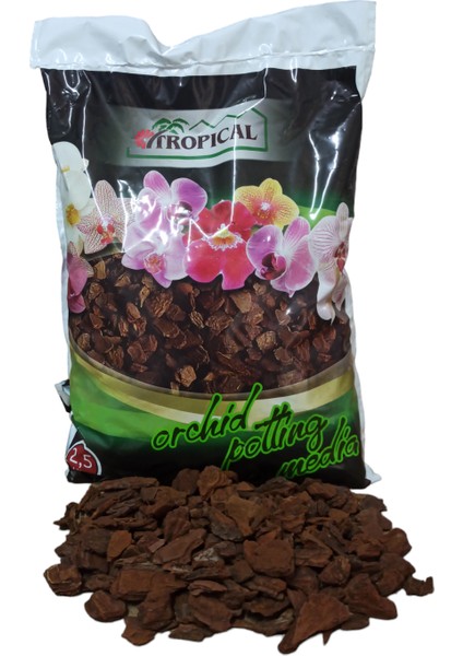 Tropikal ( Orchid Potting Media) Ithal Orkide Toprağı ( 2.5 Litre)