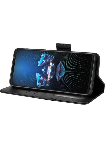 Asus Rog Telefon 5 Için Kılıf Manyetik Kart Yuvaları Tutucu Yan Toka Pu Cüzdan (Yurt Dışından) fırsatları