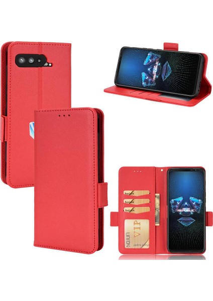 Asus Rog Telefon 5 Için Kılıf Manyetik Kart Yuvaları Tutucu Yan Toka Pu Cüzdan (Yurt Dışından) fiyatları