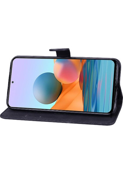 Xiaomi Redmi Not 10 Pro Deri Cüzdan Kickstand Koruyucu Kılıf (Yurt Dışından) indirimleri