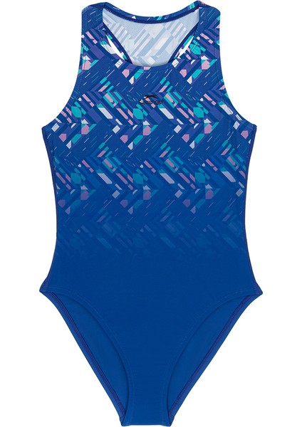 Sports Back JN43 Kız Çocuk Mayo Siyah