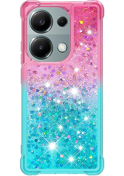 Xiaomi Redmi Için Not 13 Pro 4g Sıvı Glitter Komik Bling Parlak (Yurt Dışından)