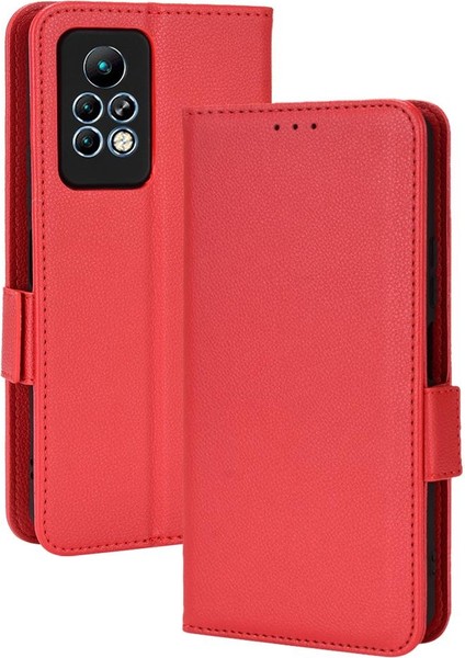 Infinix Not 11 Pro Manyetik Yan Toka Kart Yuvaları Tutucu Cüzdan Için Kılıf (Yurt Dışından) modelleri