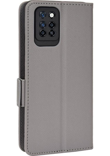 Infinix Not 10 Pro Nfc Cüzdan Için Kılıf Pu Deri Kart Yuvaları Tutucu Yan (Yurt Dışından)
