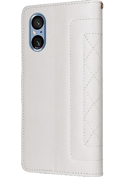 Sony Xperia 5 V Için Flip Case Basit Iş Darbeye Kapak Kılıfı (Yurt Dışından)