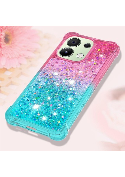 Xiaomi Redmi Için Not 13 4g Akan Sparkle Hareketli Kapak Temizle Tampon (Yurt Dışından)