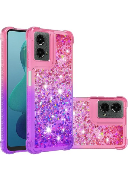 Motorola Moto G 5g 2024 Sıvı Glitter Akan Sparkle Hareketli (Yurt Dışından)