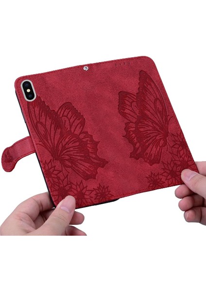 Kart ile iphone Xs Max Deri Cüzdan Kickstand Koruyucu Kılıf (Yurt Dışından) fırsatları