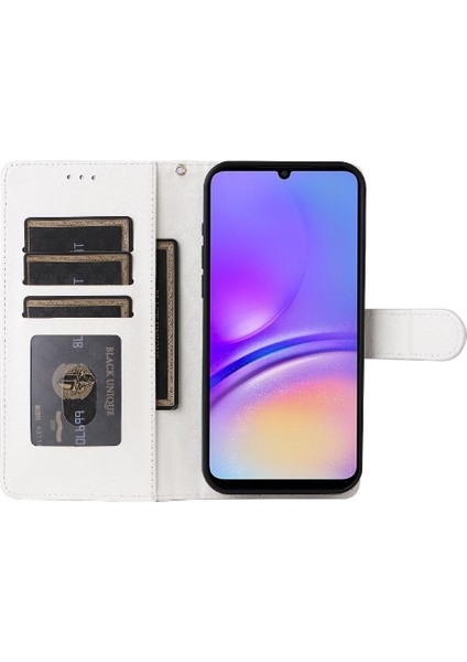 Samsung Galaxy A05 Için Flip Case Basit Iş Cüzdan Kapak Kılıfı (Yurt Dışından) modelleri