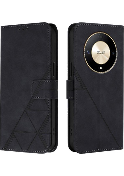 Onur Için Kılıf Sihirli 6 Lite 5g Cüzdan Kapak Kredi Kartı Tutucu Flip Folio (Yurt Dışından)